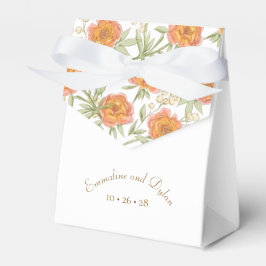 Orange Rose Wedding Geschenkschachtel