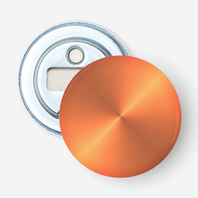 Orange-Rost-Glanz Flaschenöffner (Vorderseite)