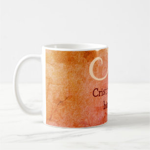 Orange rote 50 Geburtstagsjubiläum Datum des Namen Kaffeetasse