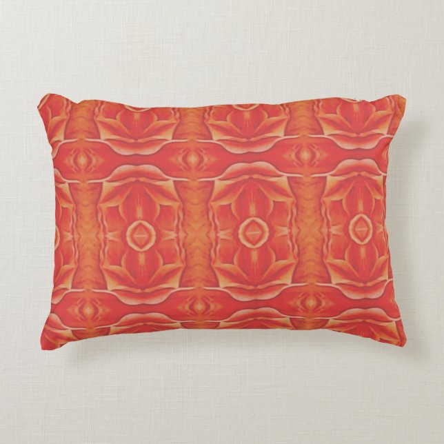 Orange Rustique Avec Coussin D'Accentuation Or (Devant)