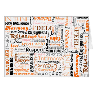 Orange sakrale Chakra Positiv-Bestätigungen