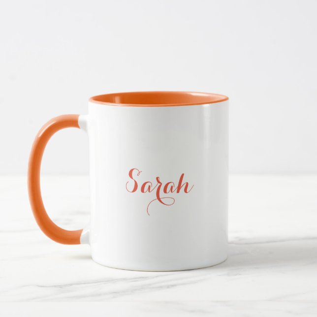 Orange Sarah-Tasse Tasse (Links)