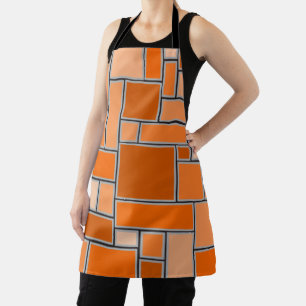 Orange-Schattierungen Schürze