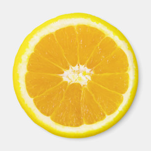 orange Scheibe Magnet