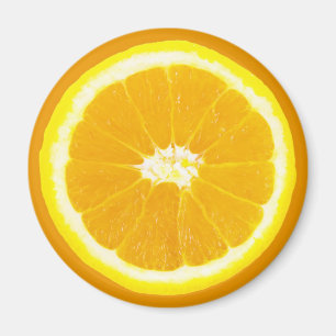 orange Scheibe Magnet