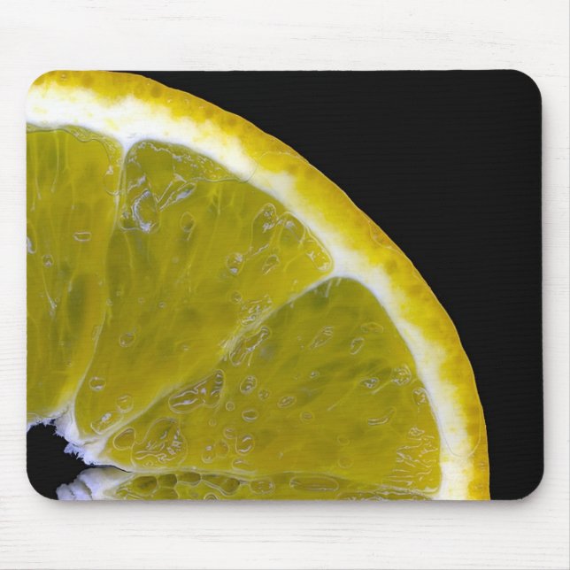 Orange Scheibe Mousepad (Vorne)