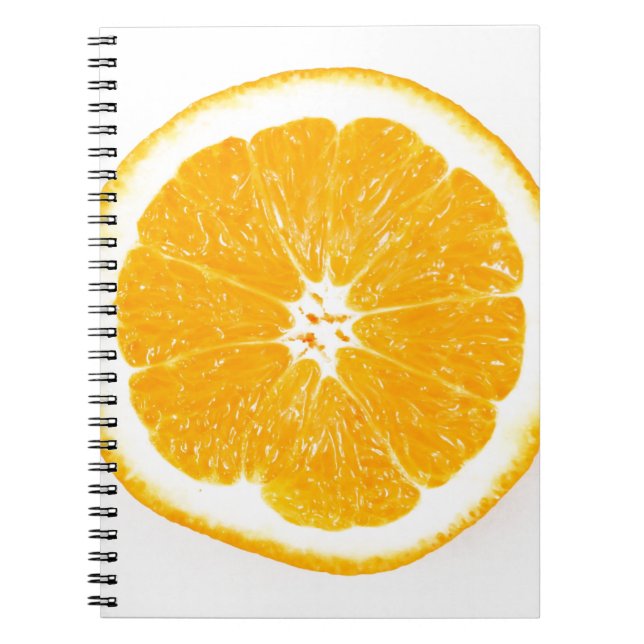 Orange Scheibe Notizblock (Vorderseite)
