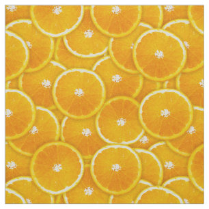 Orange Scheiben Stoff