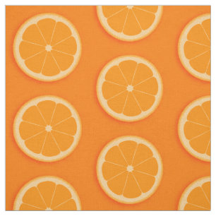 Orange Scheibeorangen-Fruchtgewebe Stoff