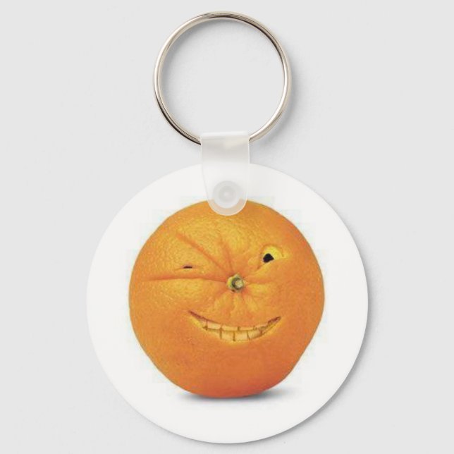 Orange Schlüsselanhänger (Vorderseite)