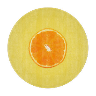 Orange Schneidebrett
