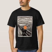 Orange Schrei - Veränderte Kunstdesigns