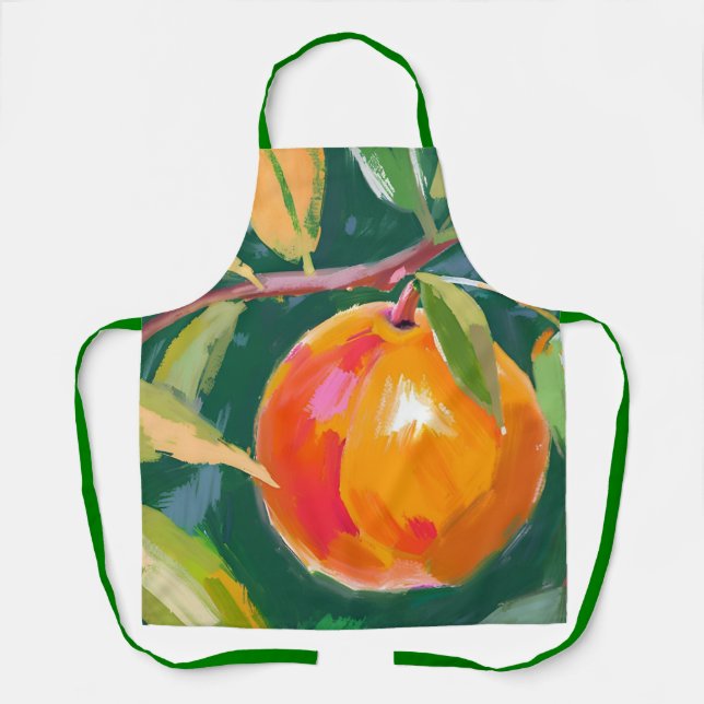 Orange Schürze (Vorderseite)