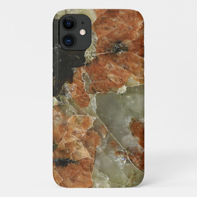 Orange, Schwarz und Clear Quarz Case-Mate iPhone Hülle (Rückseite)