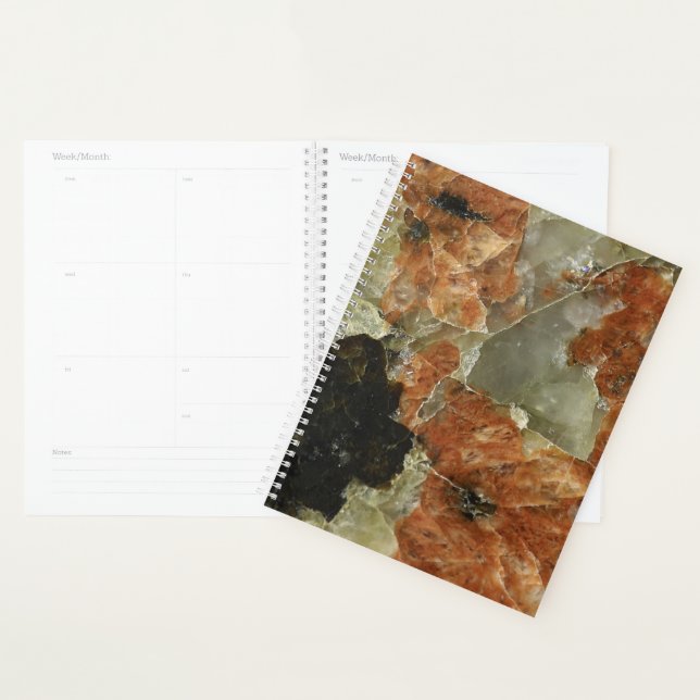 Orange, Schwarz und Clear Quarz Planer (Anzeige)