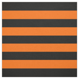 Orange/Schwarze Streifen Stoff