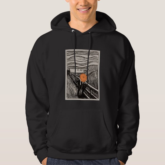 Orange Scream Hoodie (Vorderseite)