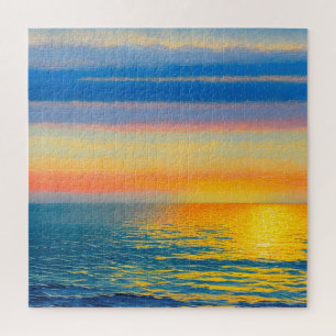 Orange Sea Sunset