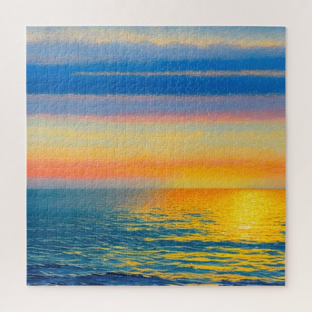 Orange Sea Sunset (Vertikal)