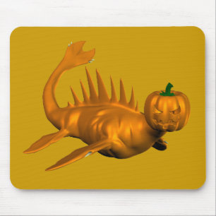 Orange Seadragon Mousepad