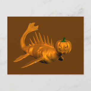 Orange Seadragon Postkarte