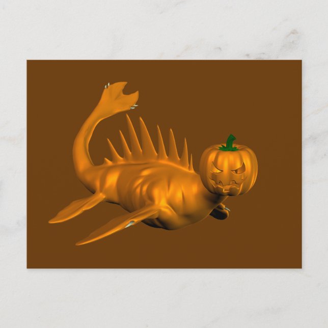 Orange Seadragon Postkarte (Vorderseite)