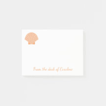 Orange Seashell Nautical Beach - Liebe