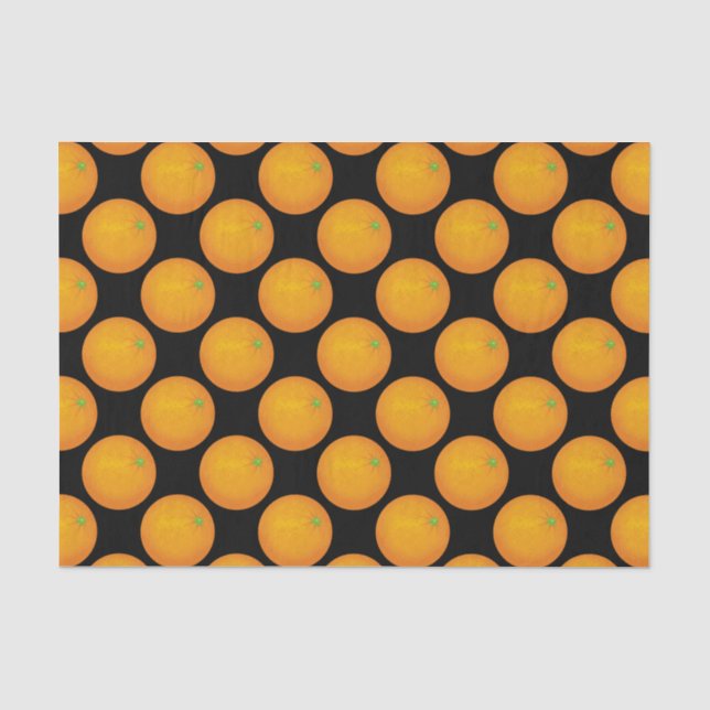 Orange Seidenpapier (Vorderseite)