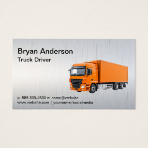 Orange Semi Truck   Transportführer