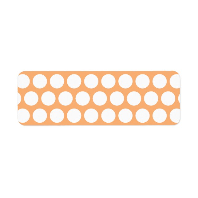 Orange Sherbet und White Polka Dots (Vorne)