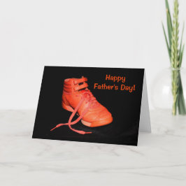 Orange Shoe Glad, ich bin dein Sohn? Vatertag Karte