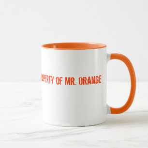 Orange Sie froh Tasse