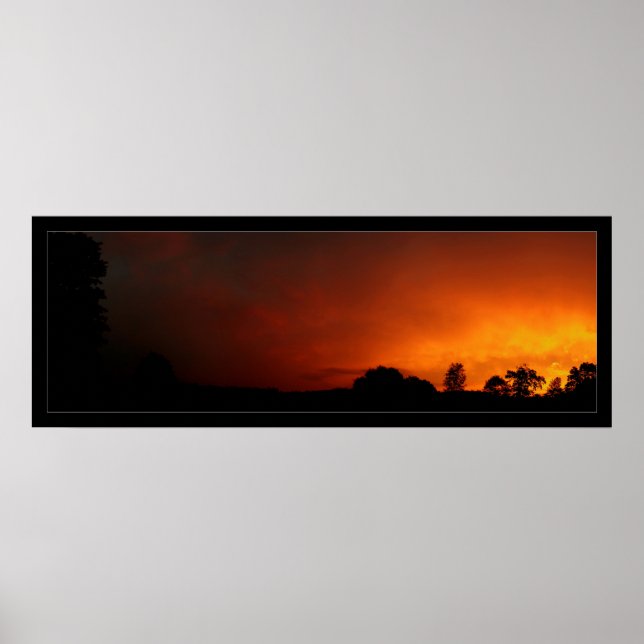 Orange Skies Poster (Vorne)