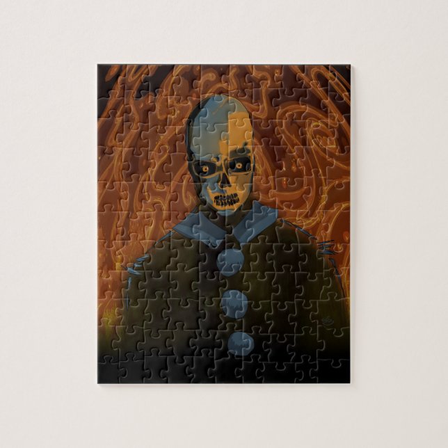 Orange Skull (Vertikal)