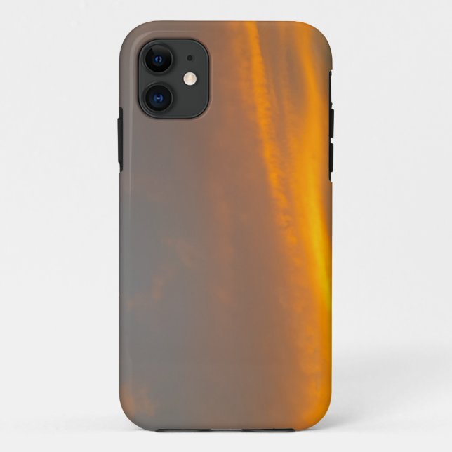 Orange Sky Case-Mate iPhone Hülle (Rückseite)