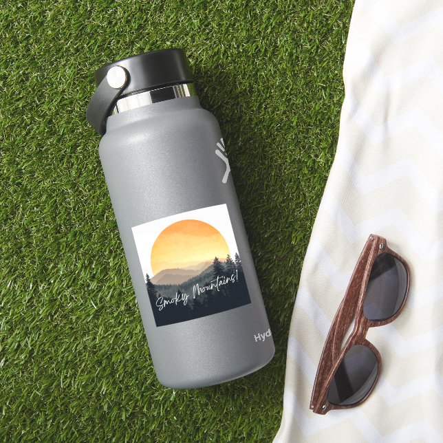 Orange Sky im Smoky-Gebirge Aufkleber (HydroFlask Insitu)