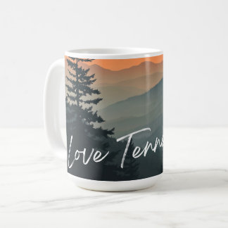 Orange Sky im Smoky-Gebirge Kaffeetasse