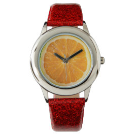 Orange Slice Armbanduhr