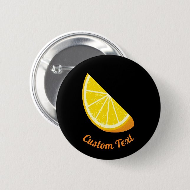 Orange Slice Button (Vorne & Hinten)