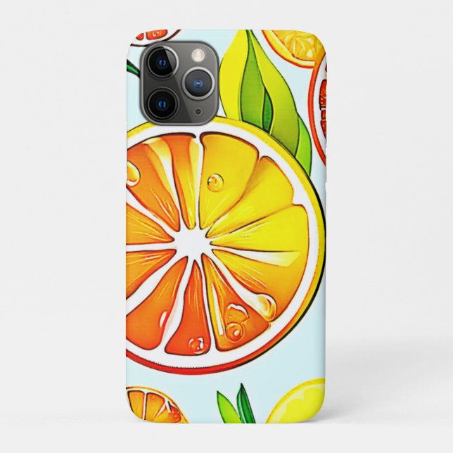Orange Slice: Citrus Art Case-Mate iPhone Hülle (Rückseite)