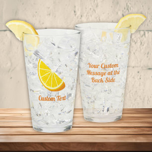 Orange Slice Glas