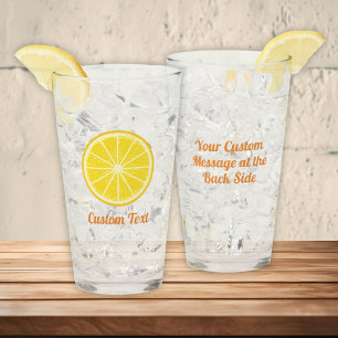 Orange Slice Glas