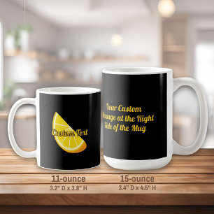 Orange Slice Kaffeetasse