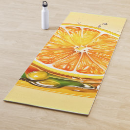 Orange Slice Splash Yogamatte