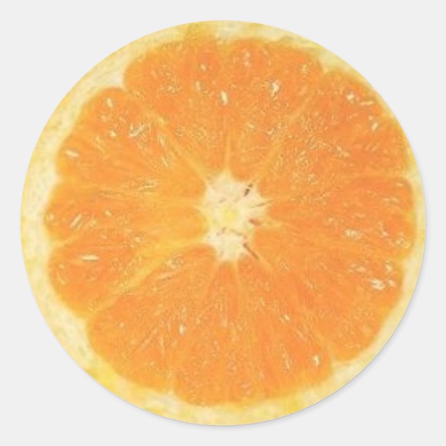 Orange Slice Sticker (Vorderseite)