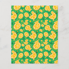 Orange Slice Sweet Juicy Muster Scapebook Papier