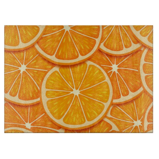 Orange Slices Cutting Board Schneidebrett (Vorderseite)