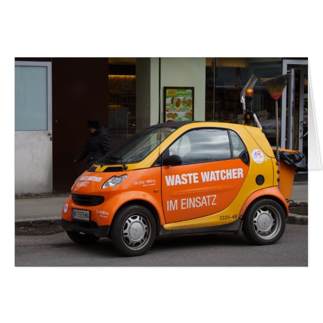 Orange Smart Car (Devant horizontal)