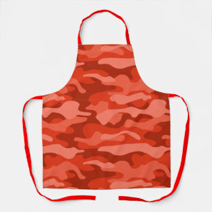 Orange Soda einfarbige Camouflage Schürze