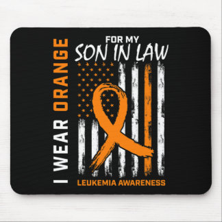 Orange Son in Law Leukemia Bewusstsein Amerikaner Mousepad